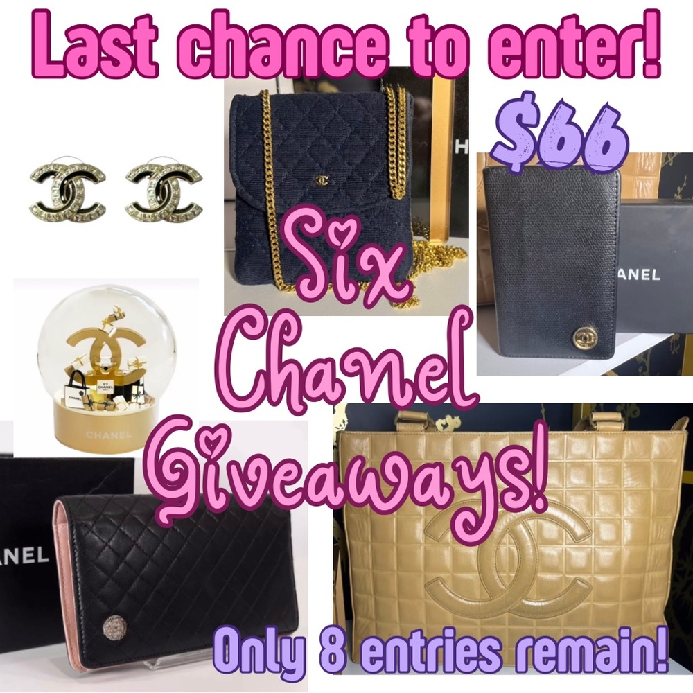 💕💕Chanel Customer Appreciation! SIX different Chanel Giveaways💕💕